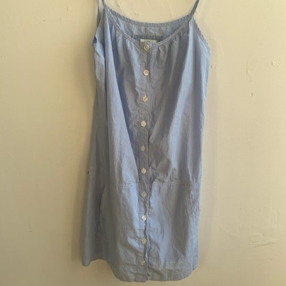 AE button front tie sleeve pocket dress 2 - Picture 5 of 7